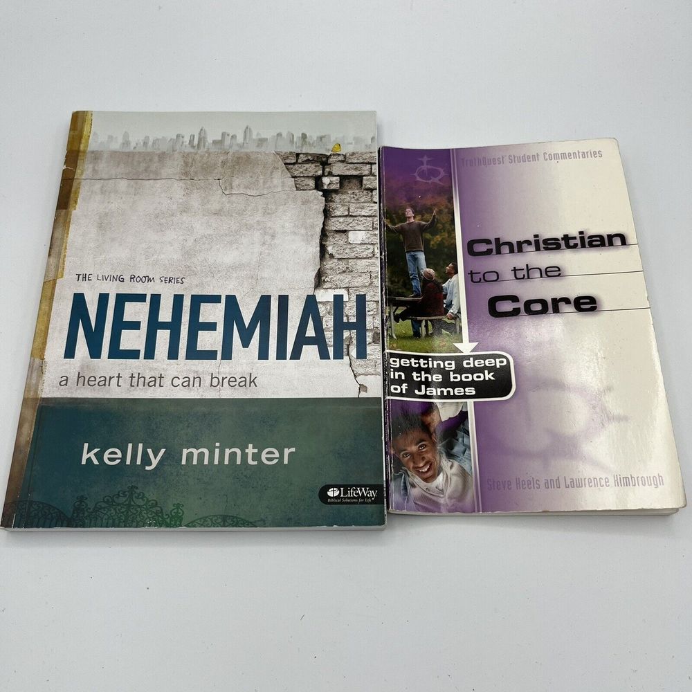 Christianity Books Lot Of 2 Nehemiah Living Room Series Christian To The Core VG
